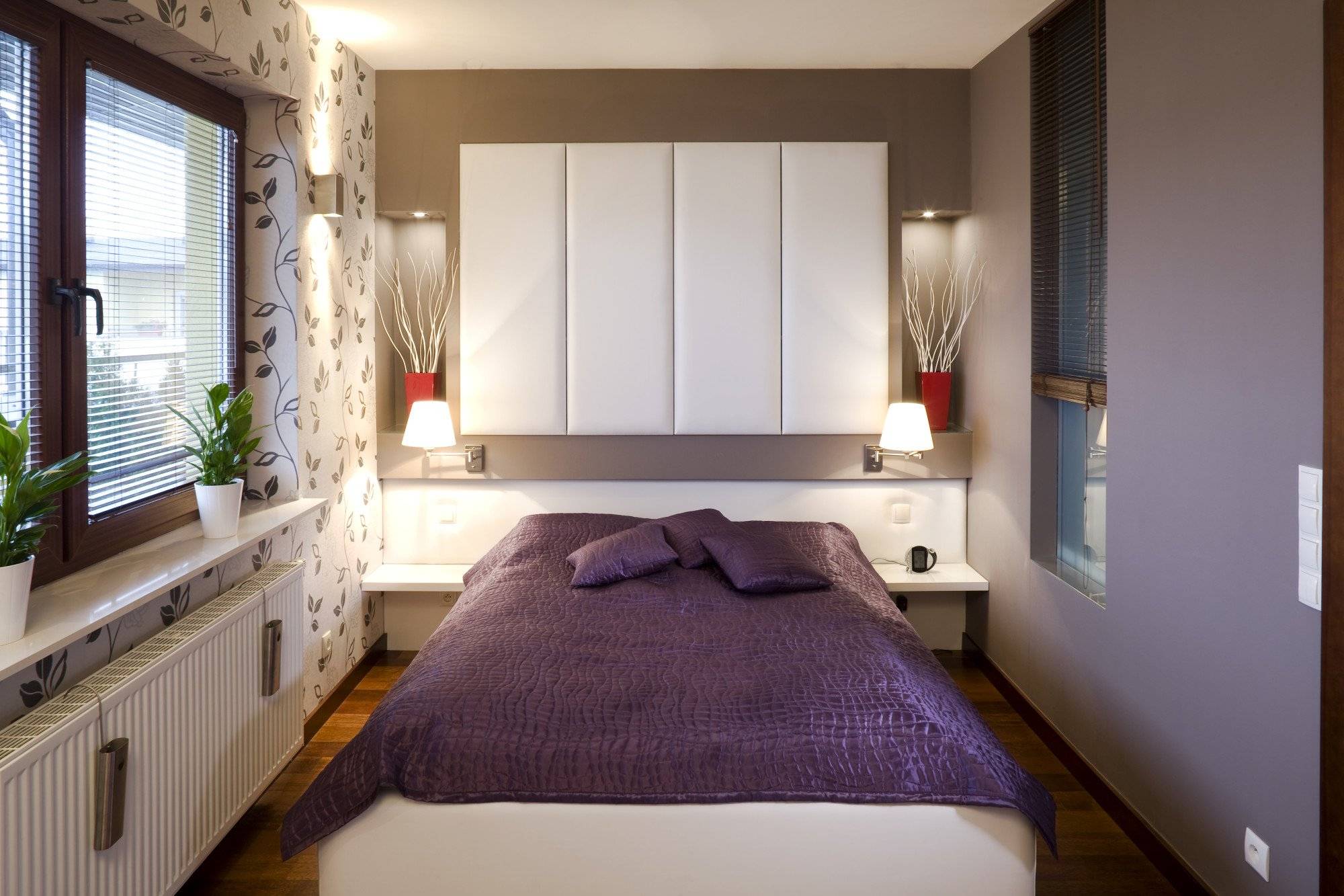 Как оформить дизайн небольших спален, современная планировка и идеи