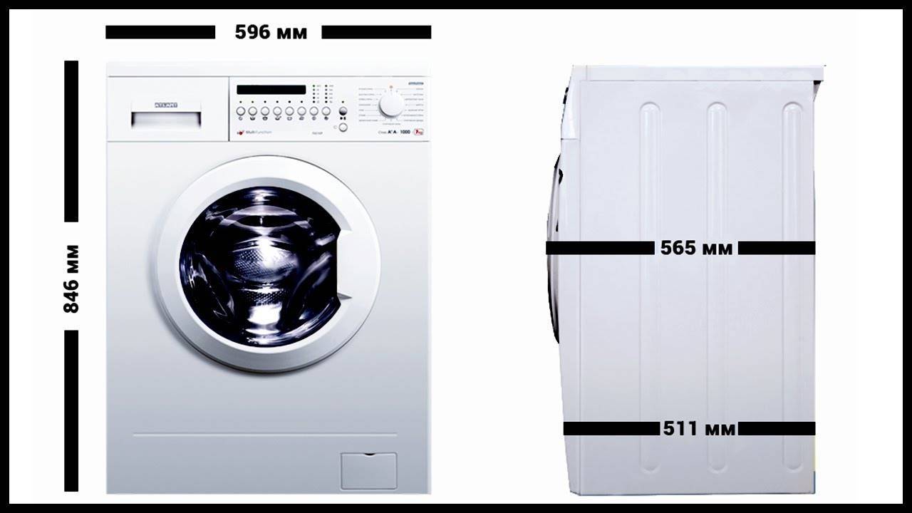 Размеры стиральной машины lg: высота, ширина, глубина