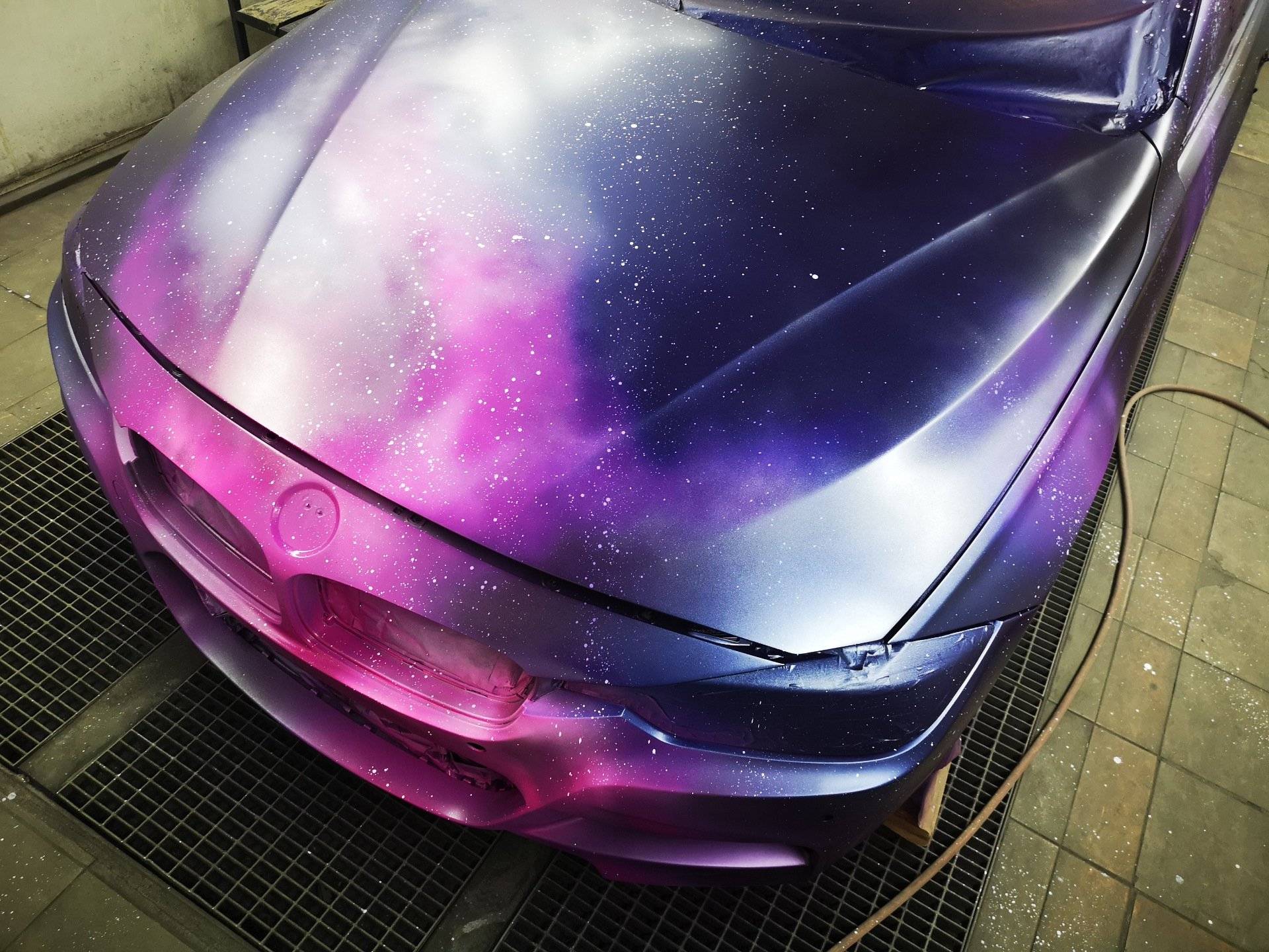 Как покрасить машину в хамелеон