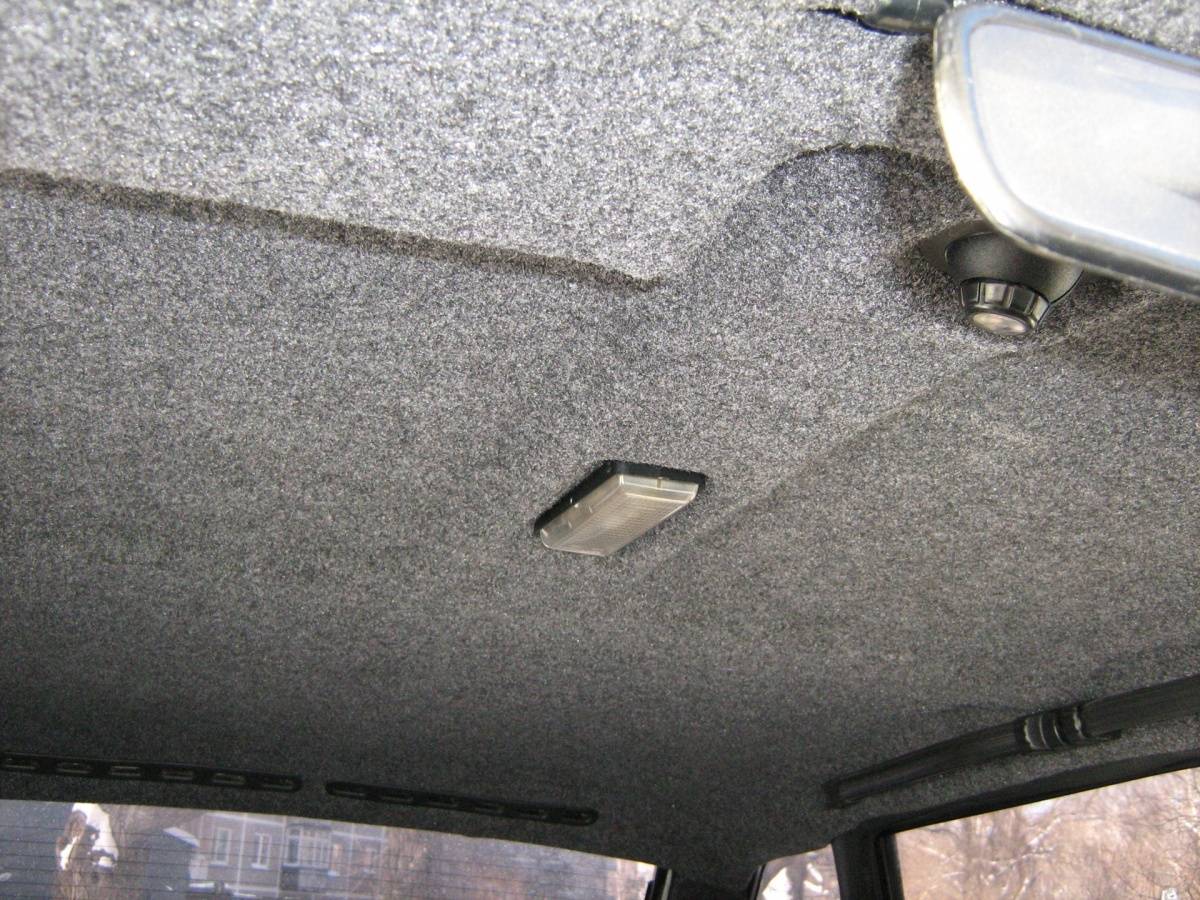 Как перетянуть потолок в автомобиле своими руками