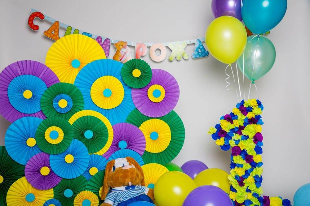 Как украсить комнату/дом/квартиру в день рождения + 180 фото