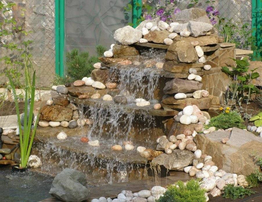 Альпийская горка с прудиком своими руками: фото горки с водоёмом, альпинарий из камней с водопадом, ручьём, фонтаном