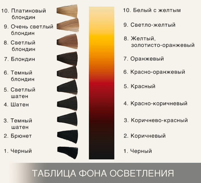 На сколько тонов светлее может быть краска для волос