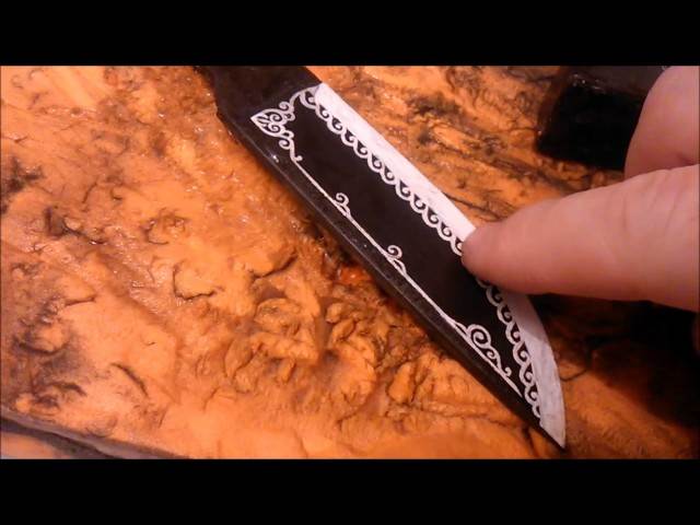 Гравировка ножей в домашних условиях