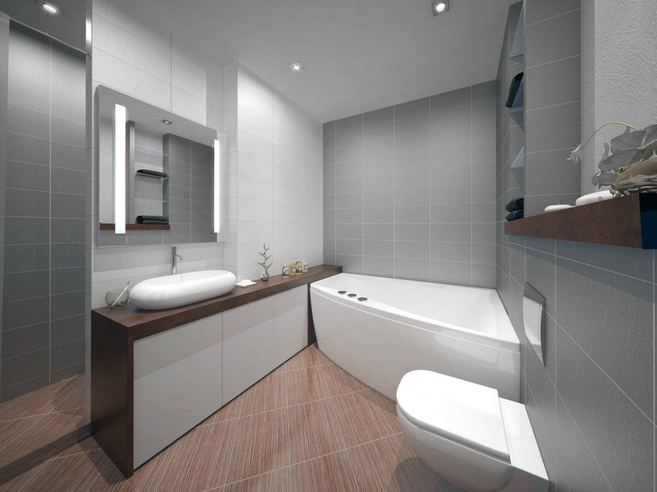 Современная ванная: модный минимализм как основной стиль в оформлении комнаты