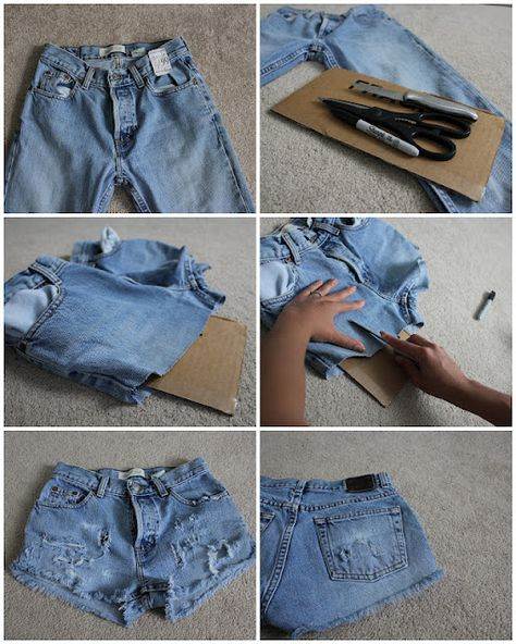 Как из штанов сделать шорты