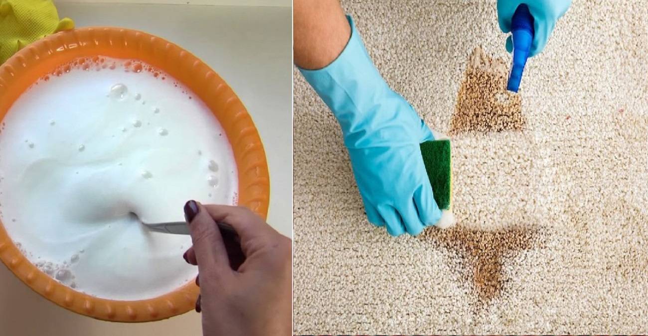 Как почистить палас в домашних условиях