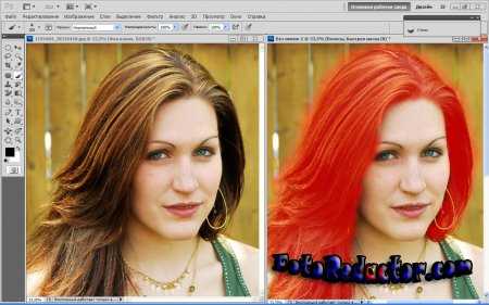Как аккуратно вырезать волосы в photoshop