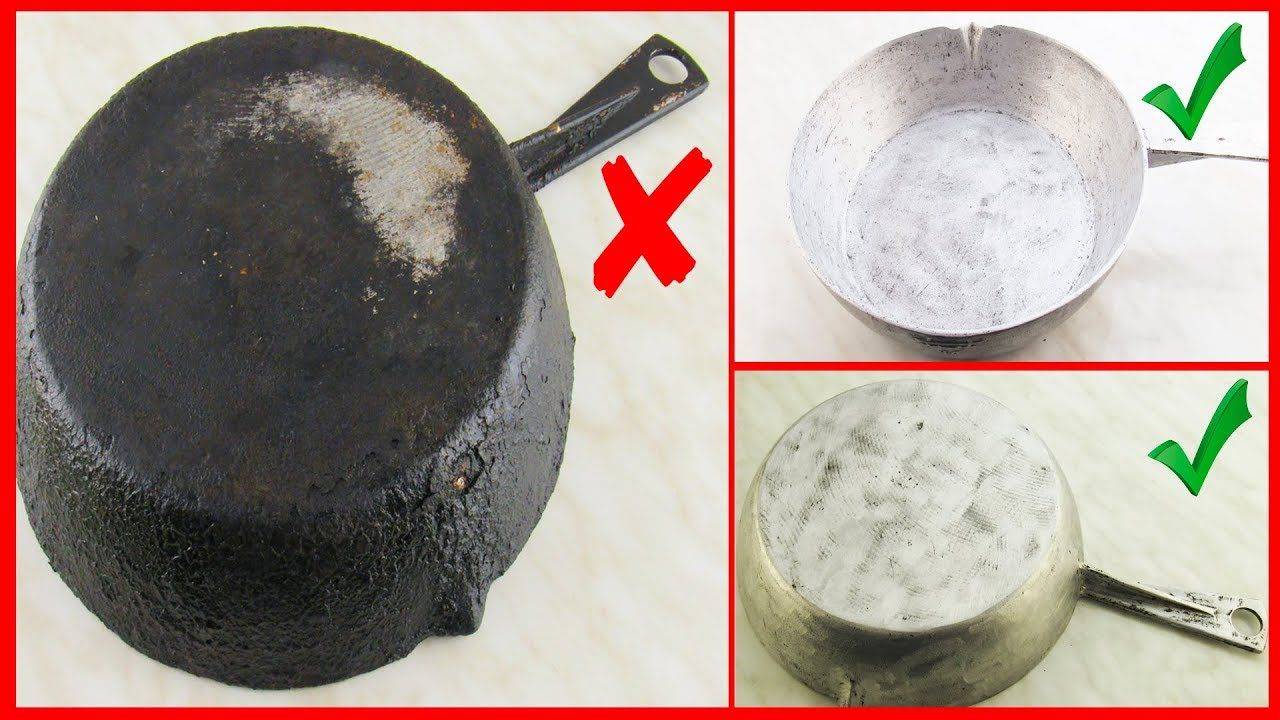 10 способов, как удалить многолетний нагар с чугунной сковороды