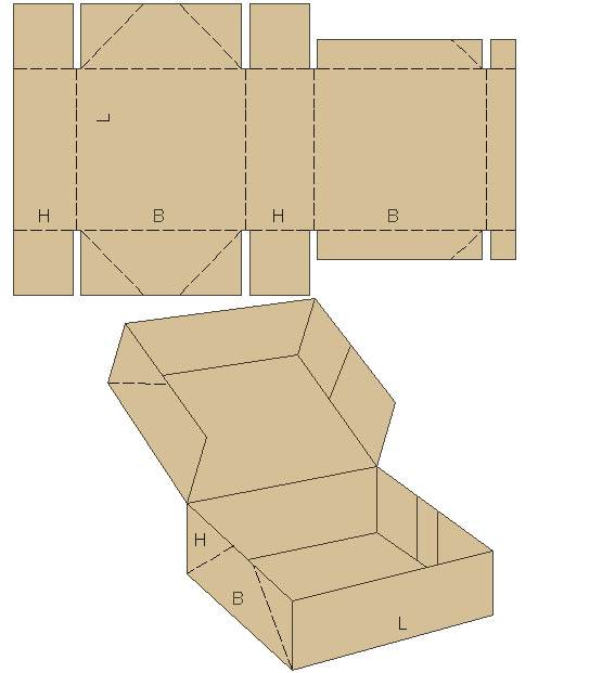 Коробка из картона своими руками - как сделать стандартную и необычной формы коробку (120 фото)
