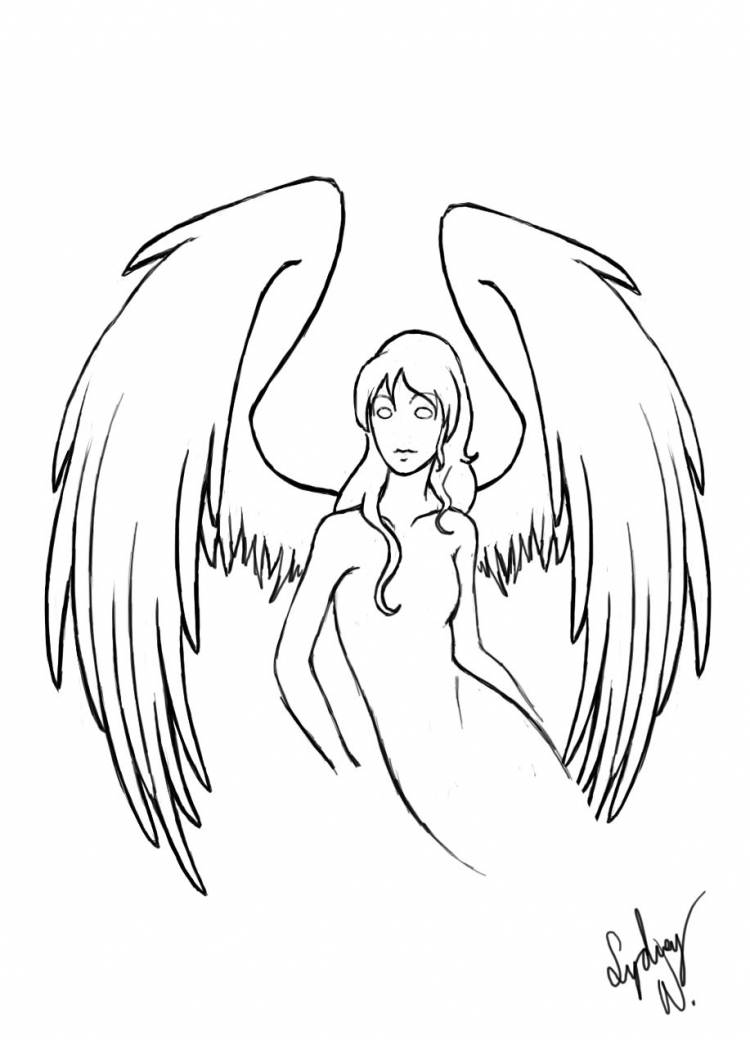Как нарисовать ангела с крыльями просто и легко: поэтапное описание для детей и начинающих