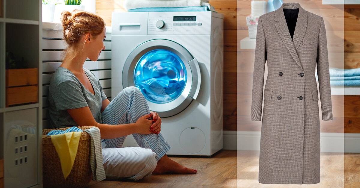 Можно ли стирать пальто в стиральной машине автомат: из шерсти, драпа, кашемира, полиэстера