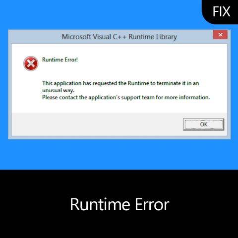 Ошибка microsoft visual c++ runtime library. как исправить?