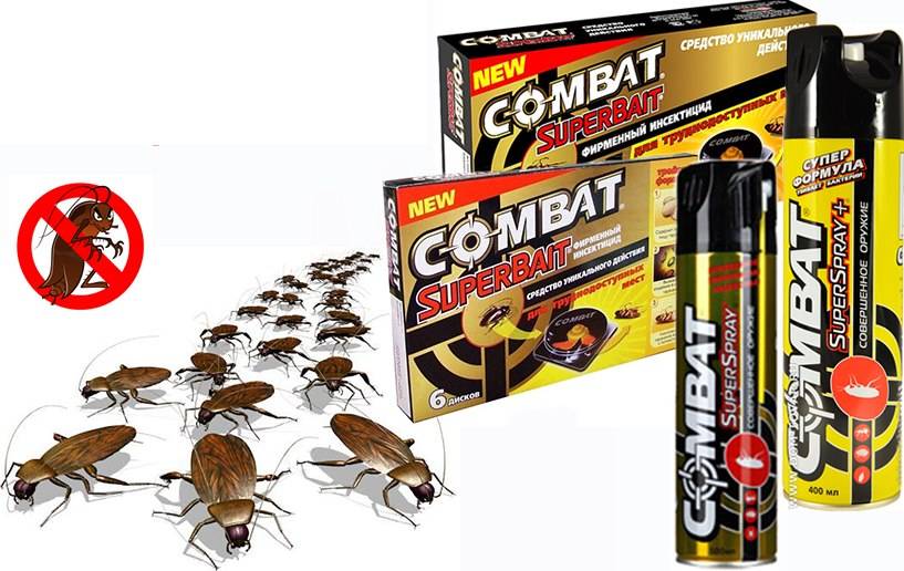 Гель и спрей от тараканов «комбат» — инструкция и рекомендации