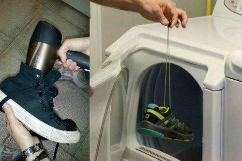 Как высушить промокшую обувь за 15 минут