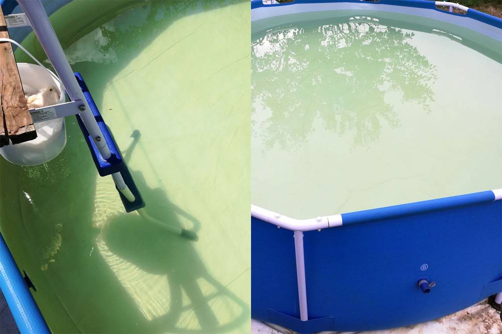 Как отмыть бассейн от налета – средства