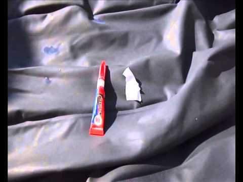 Как починить прохудившийся надувной матрас?