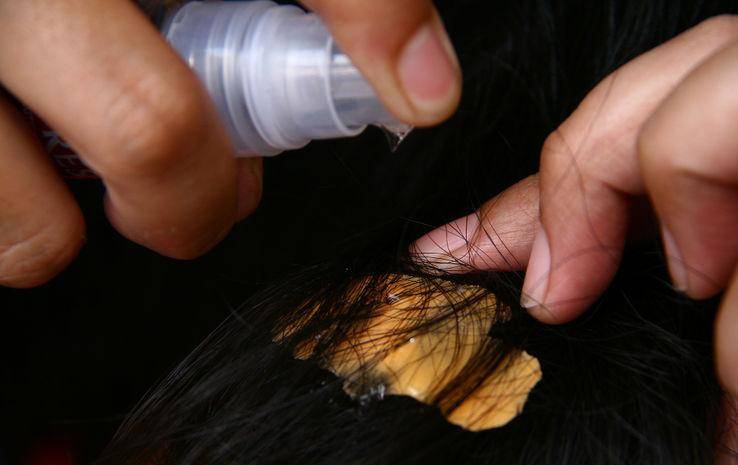 Как очистить волосы от года