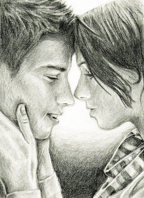 Поэтапное руководство как рисовать влюбленных. как нарисовать пару влюбленных рисовать поэтапно целующихся