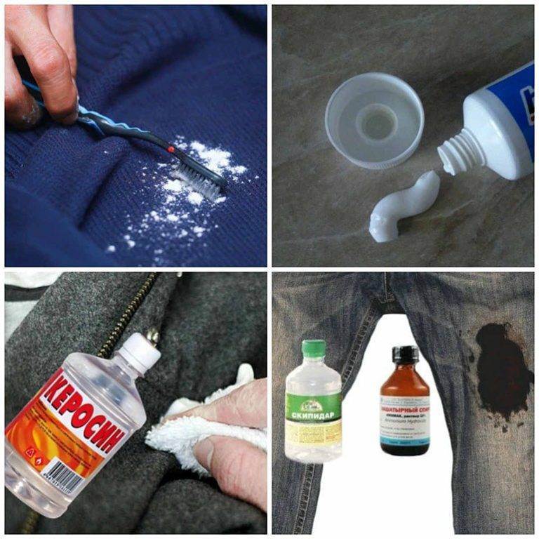 Как очистить джинсы от краски
