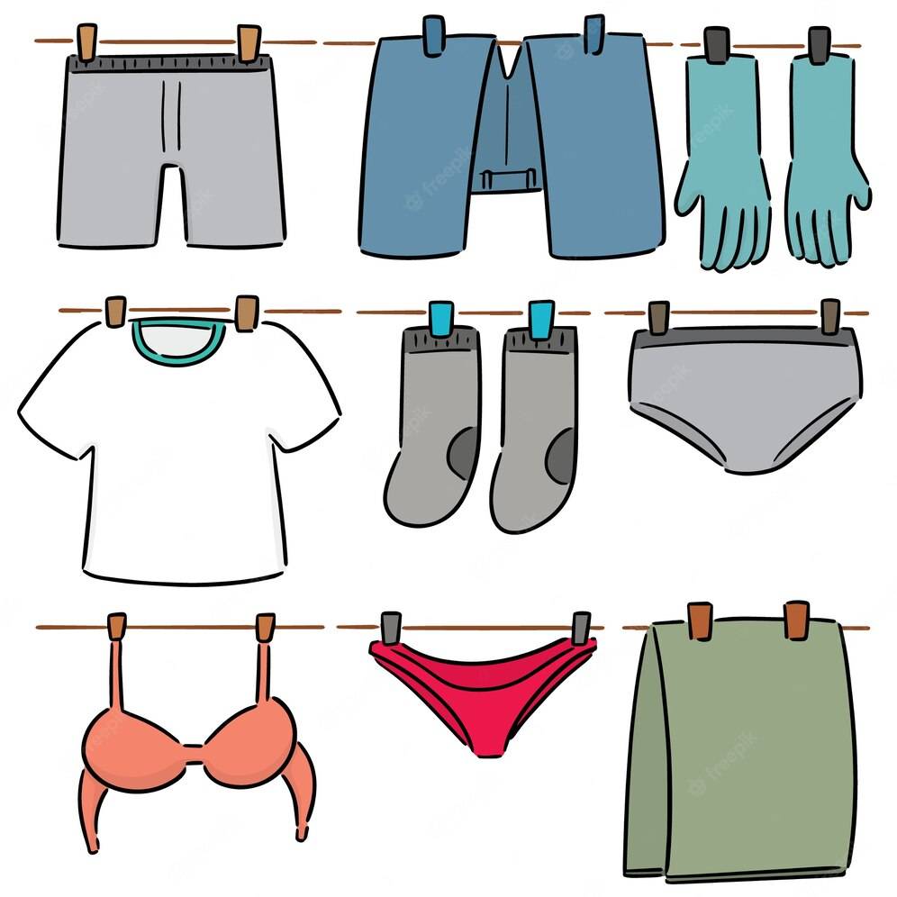 Как правильно развешивать одежду после стирки