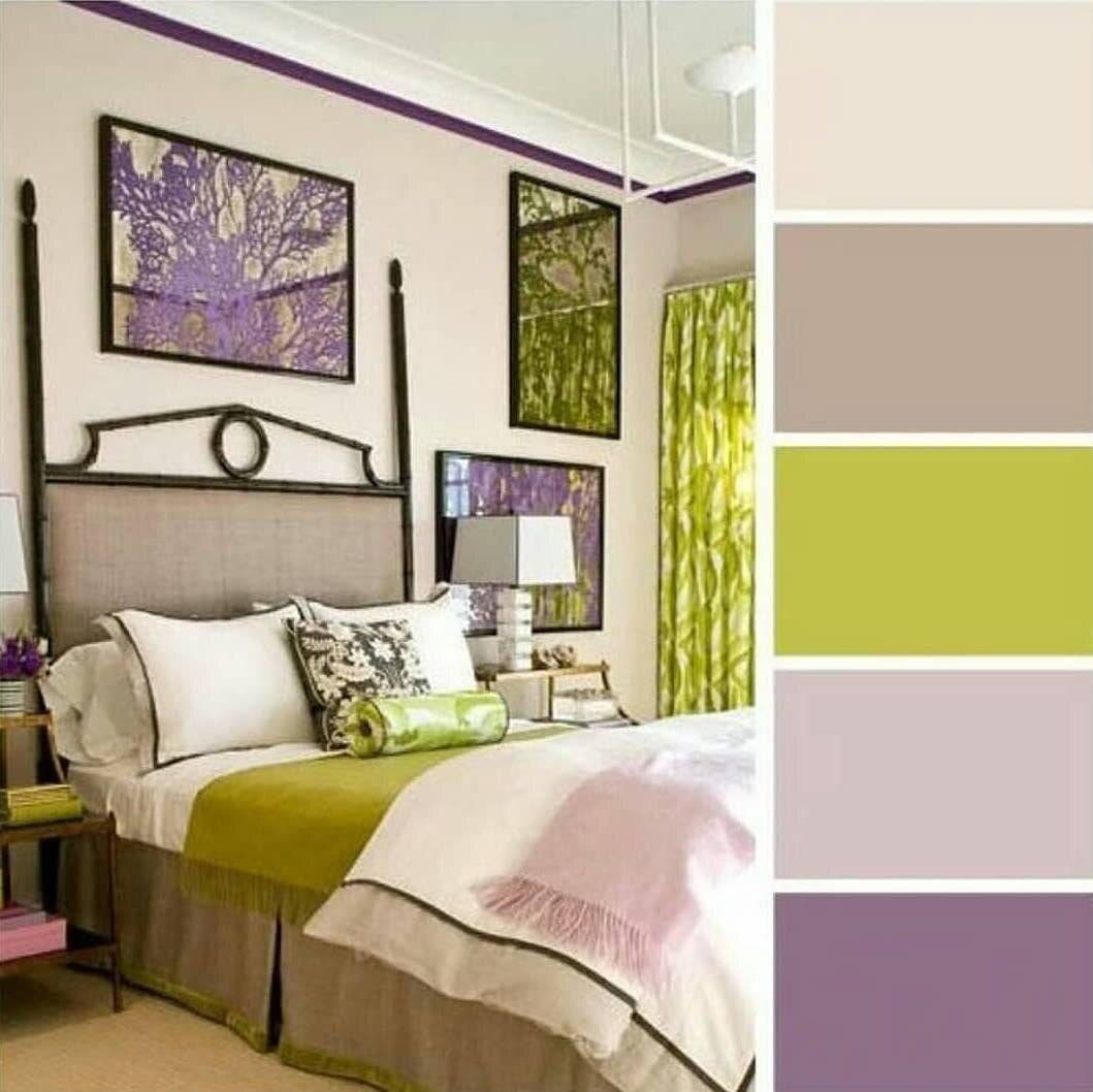 Цвет стен в спальне: не конкурируем с текстилем и сочетаем правильно