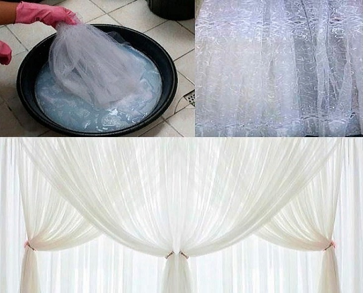 Как окрасить шторы и тюль в другой цвет своими руками в домашних условиях
