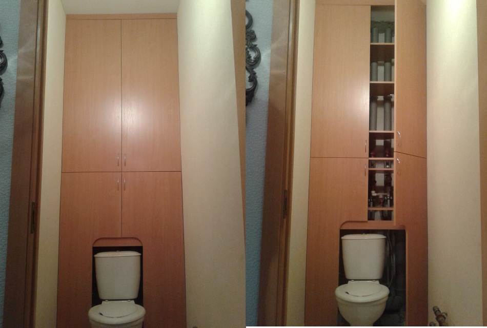 Требования к шкафчикам в туалет, варианты оформления, формы и размеры