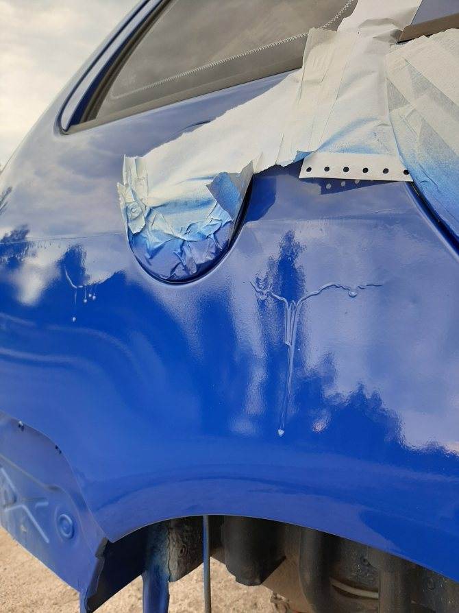 Технология удаления подтеков после покраски автомобиля - как отремонтировать ваз
