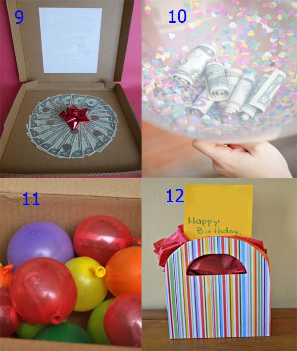 Как оригинально преподнести подарок на день рождения: необычные способы