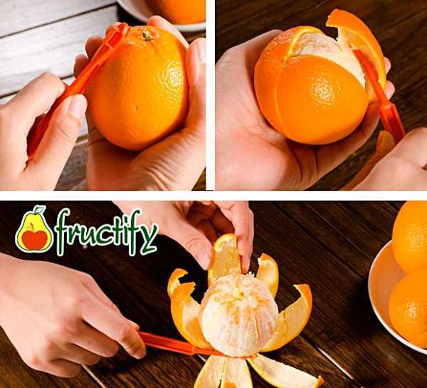 6 способов быстро почистить апельсин