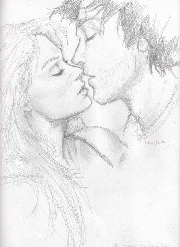 Как нарисовать пару целующихся — kak.manesu.com