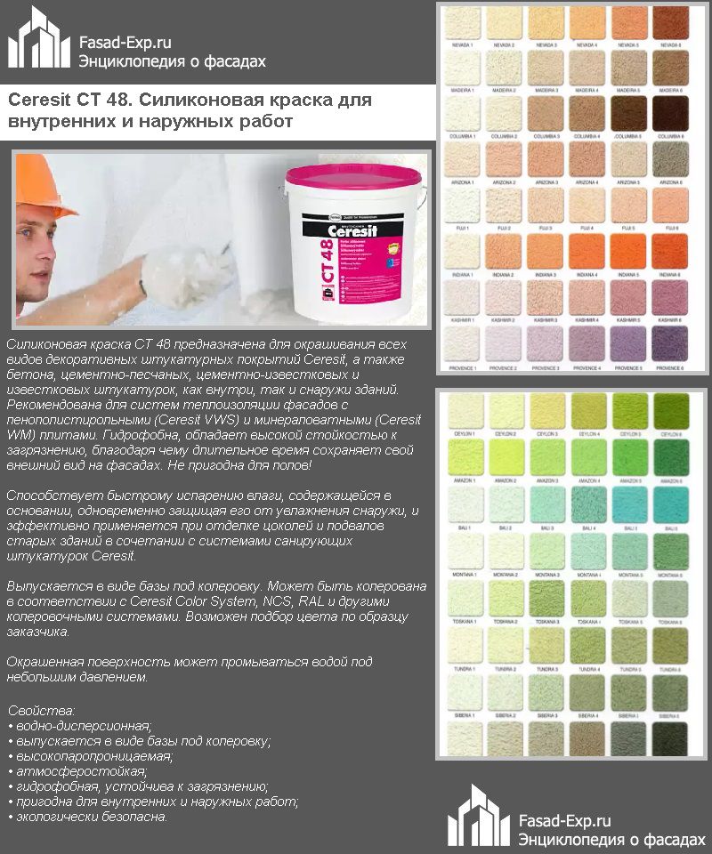 Фасадная кремнийорганическая краска: свойства, состав, сфера использования