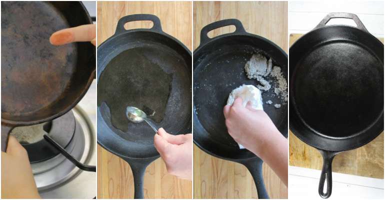 Как очистить чугунную сковороду от нагара и ржавчины в домашних условиях