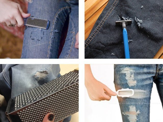 Как красиво протереть джинсы своими руками? инструкция +видео