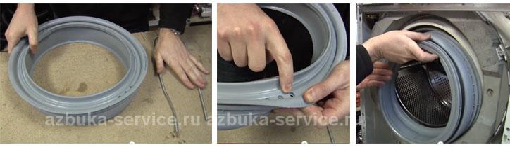 Заклеивание манжеты люка в стиральной машине. инструкция +фото
