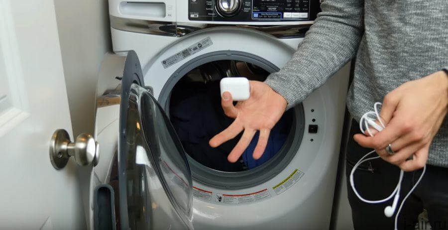 Постирал наушники в стиральной машине: что делать