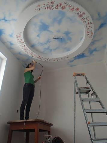 Рисунки на потолке: на белом своими руками, фото дизайна, простые и любые можно, орнаменты трафаретом как облака в интерьере
рисунки на потолке: 7 оригинальных идей – дизайн интерьера и ремонт квартиры своими руками