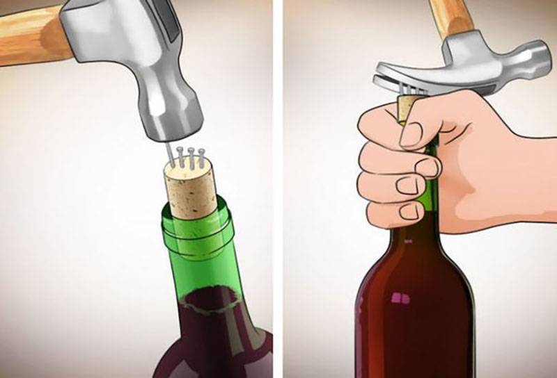 Как быстро открыть вино без штопора в домашних условиях? – сайт о винограде и вине