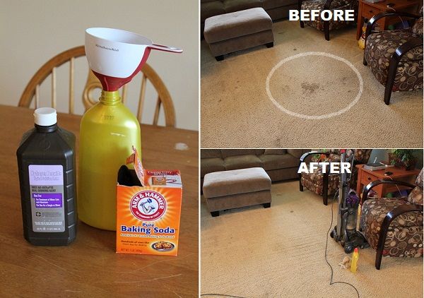 Средство для чистки ковра в домашних условиях с уксусом