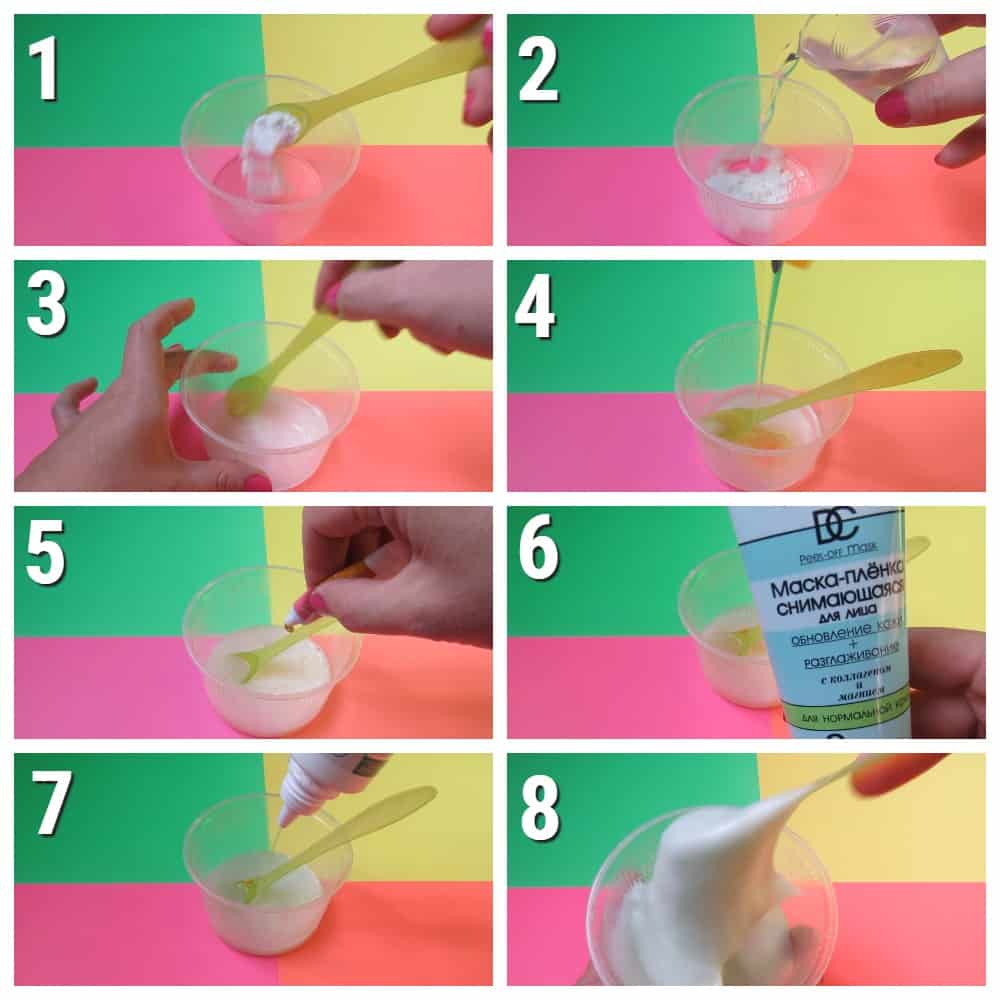 Как сделать лизун пошагово: самый простой рецепт без клея для начинающих, делаем слайм в домашних условиях, фото