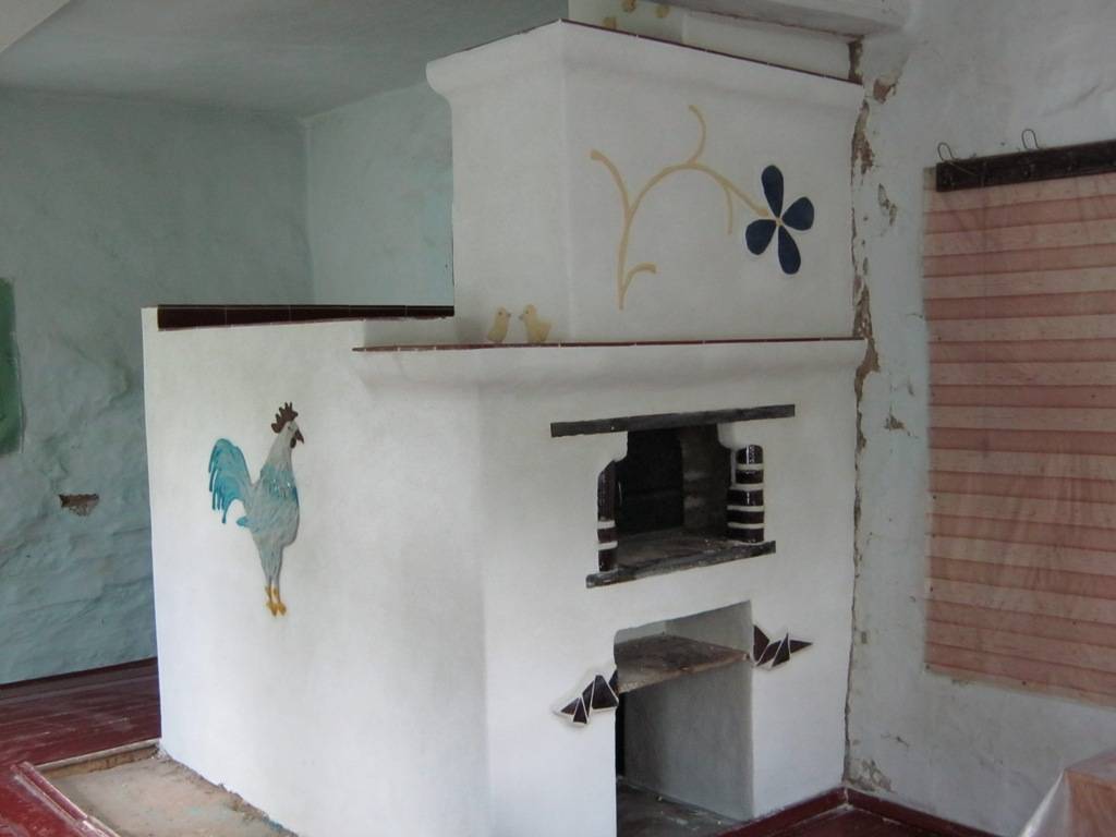 Чем покрасить печь после штукатурки и какой краской лучше