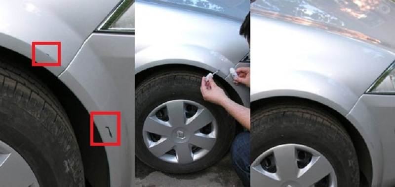 5 способов ремонта сколов лакокрасочного покрытия автомобиля