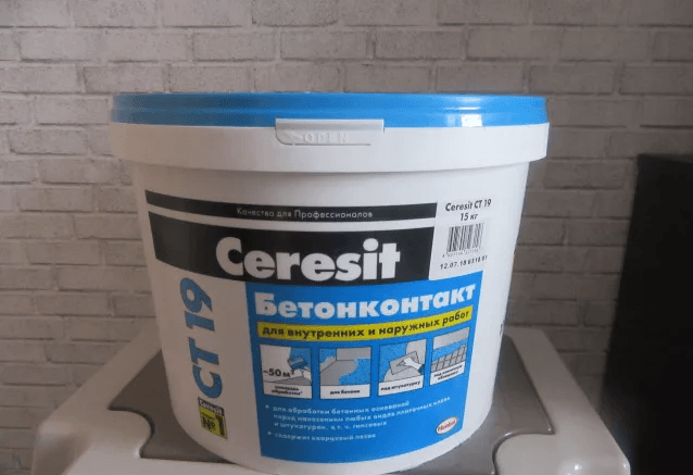 Бетоноконтакт ceresit (церезит ct 19): характеристики и инструкция по применения грунтовки