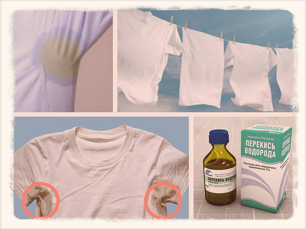 Как удалить пятна от дезодоранта под мышками с одежды