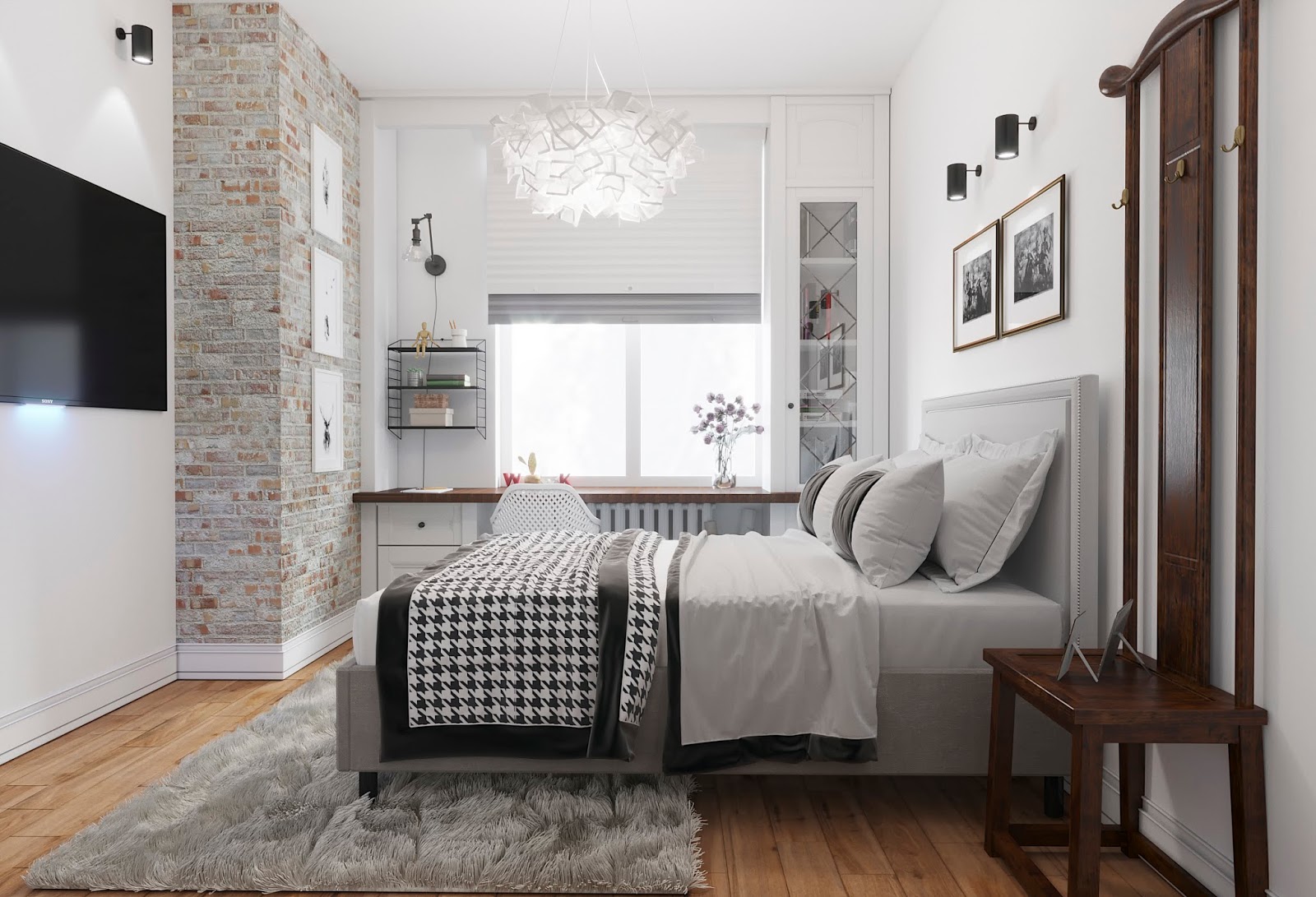 Скандинавский стиль спальни фото в интерьере квартиры