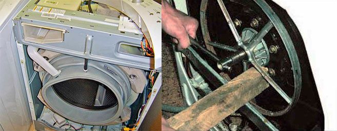 Как разобрать барабан у стиральной машины индезит