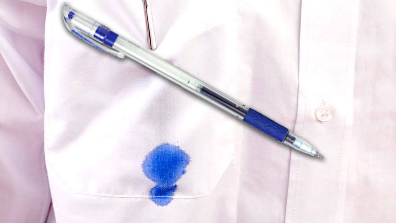 Как отстирать следы от шариковой, гелевой ручки и от чернил с одежды: бытовая химия, народные средства и другие эффективные методы