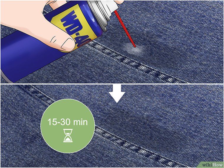 Как вывести жирное пятно на джинсах быстро и просто