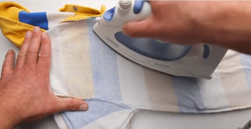 Как гладить поло воротник рубашки или футболки